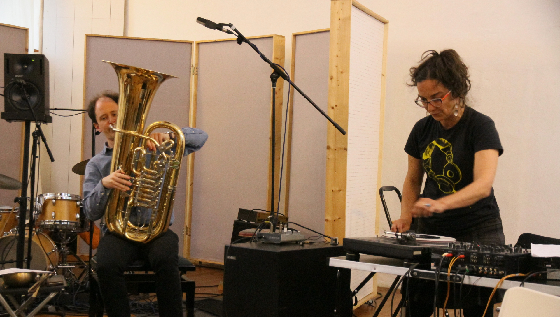 2019-07-08 Ame Zek's 'Unfinished sense of time' im Studio Börne45